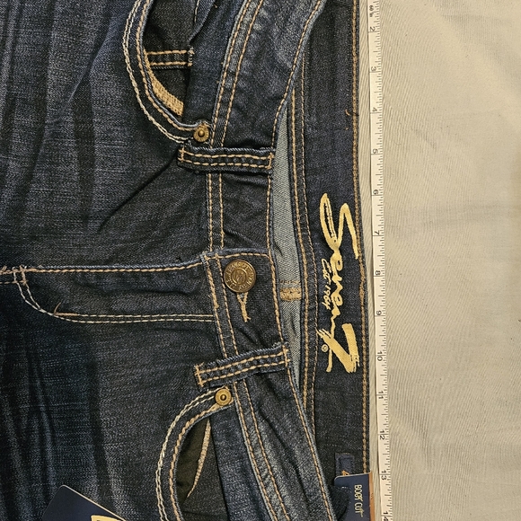 Seven7 bootcut jeans size10..nwt..darkwash..nice looking jean - Picture 9 of 16